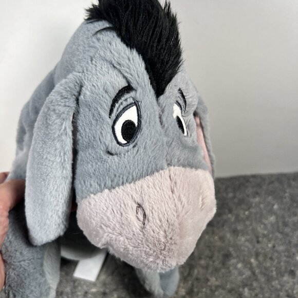 15" Disney Store Plush Grey Eeyore Detachable Tail Winnie The Pooh Friend Toy - Picture 3 of 11